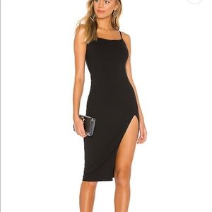 Super down Candace Slit Midi Dress (S) Never Worn